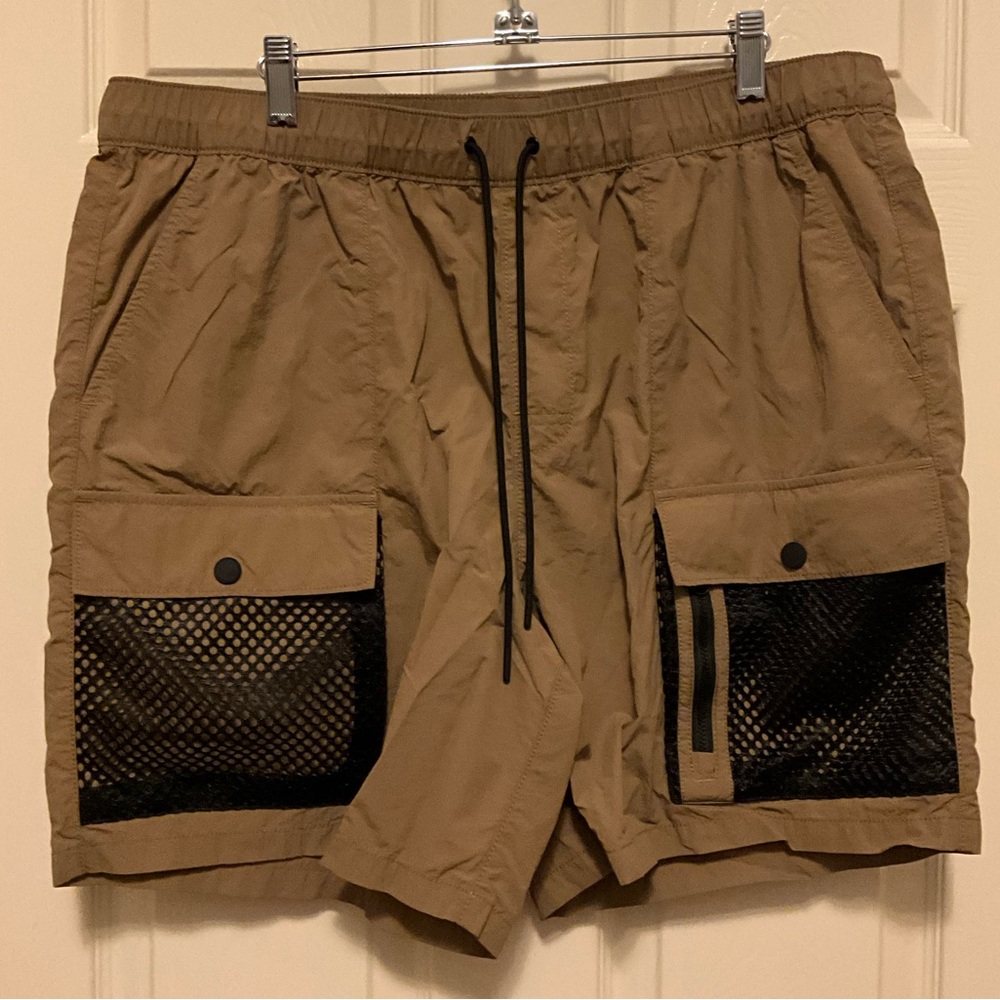 💜Alpine Men Brown Cargo Shorts